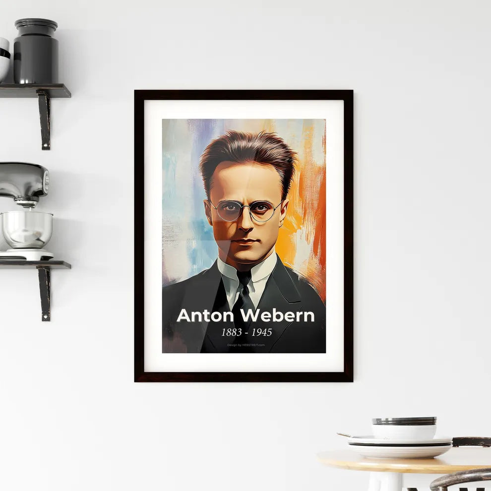 Portrait of Anton Webern Hangings