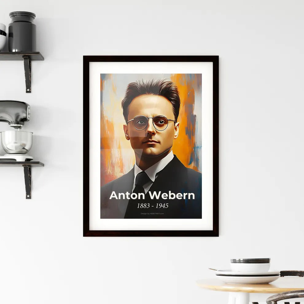 Portrait of Anton Webern Hangings