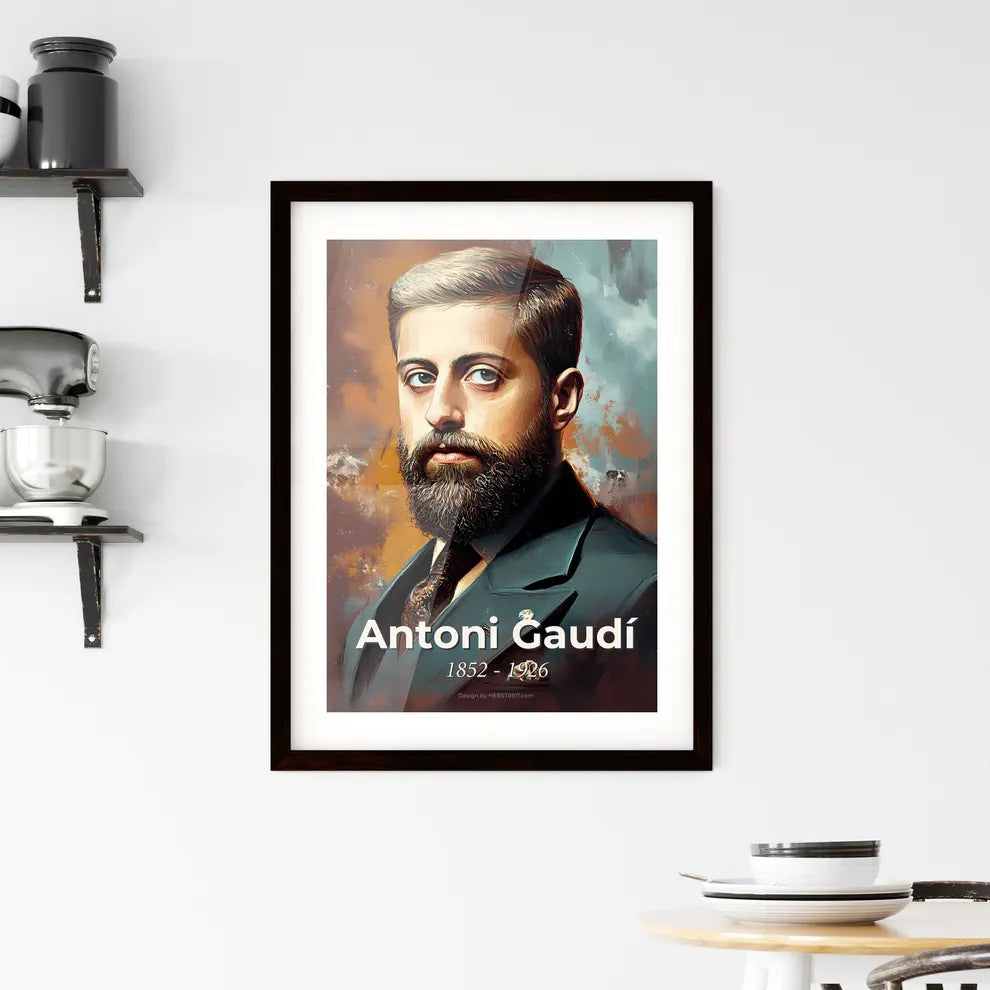 Portrait of Antoni Gaudí Hangings