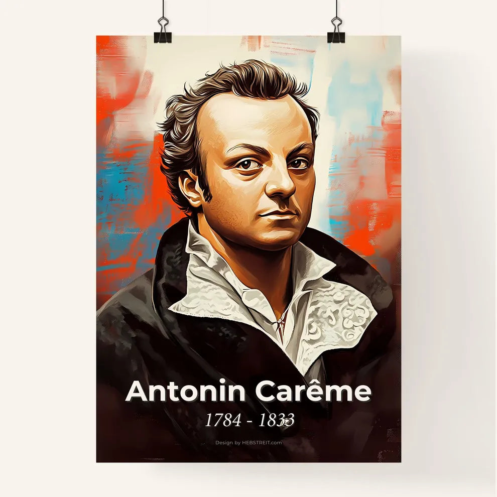 Portrait of Antonin Carême Poster