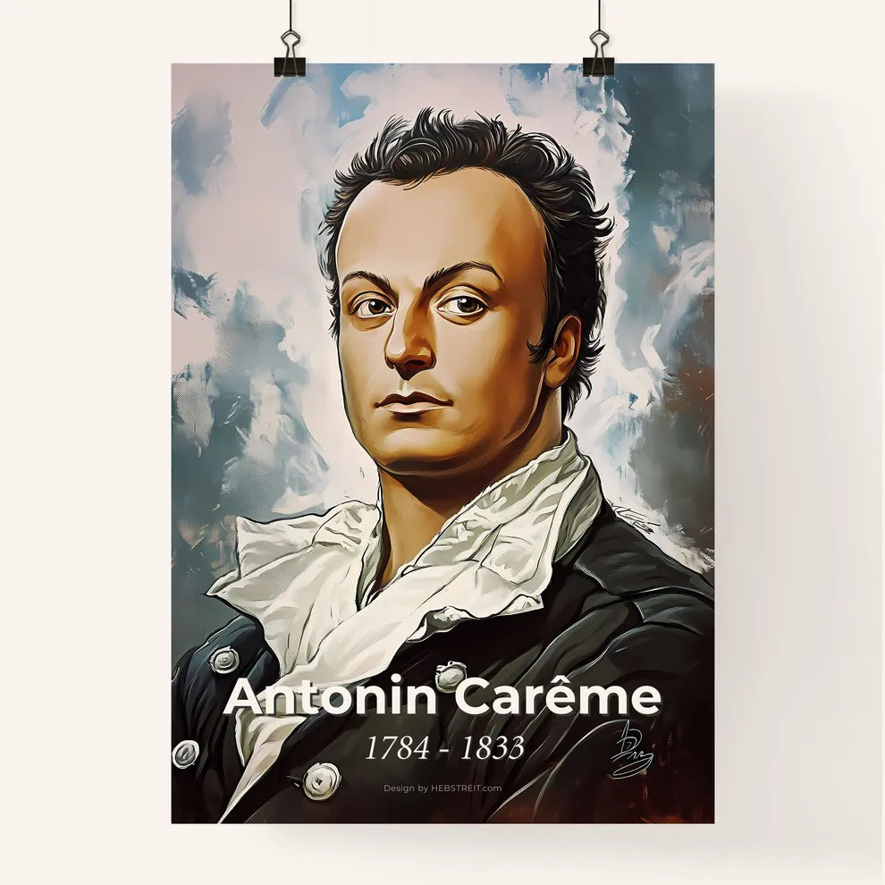 Portrait of Antonin Carême Poster
