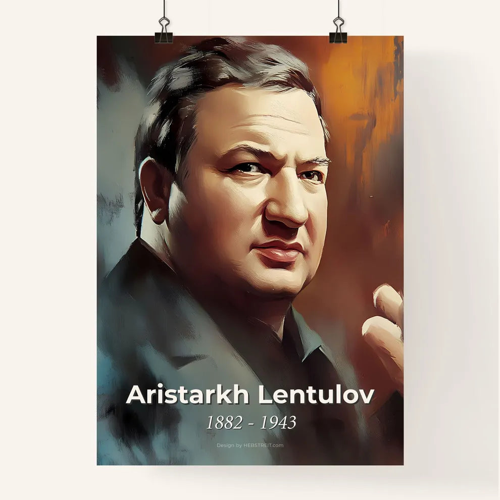 Portrait of Aristarkh Lentulov Poster
