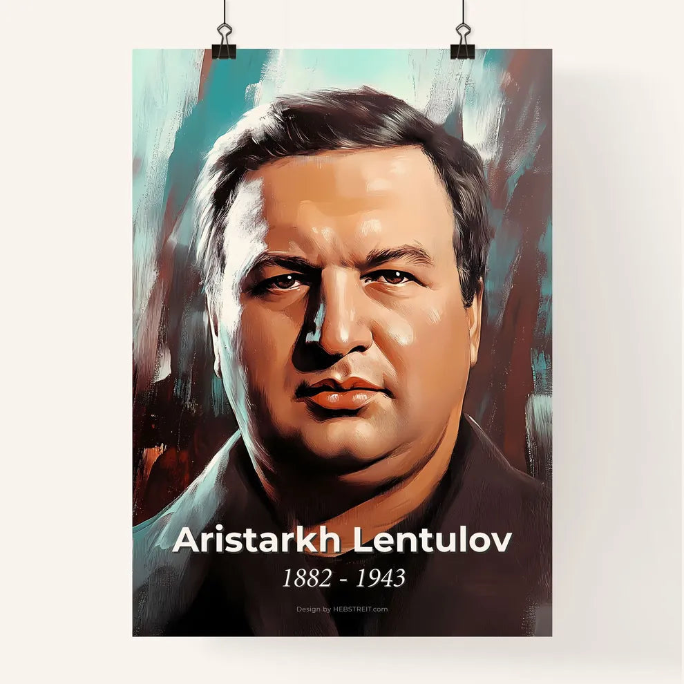 Portrait of Aristarkh Lentulov Poster