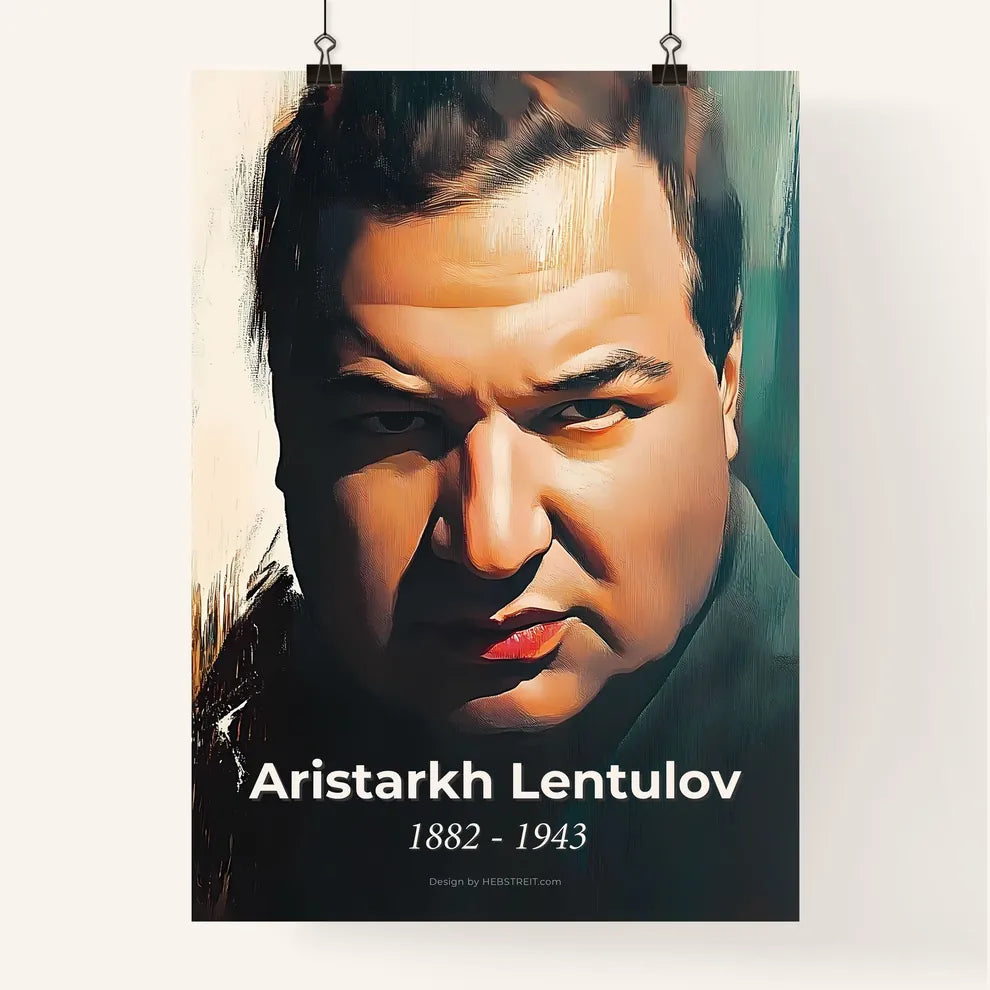 Portrait of Aristarkh Lentulov Poster