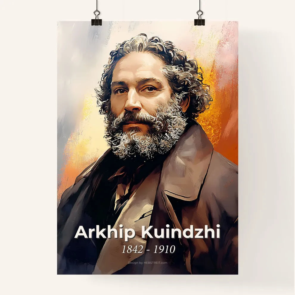 Portrait of Arkhip Kuindzhi Poster