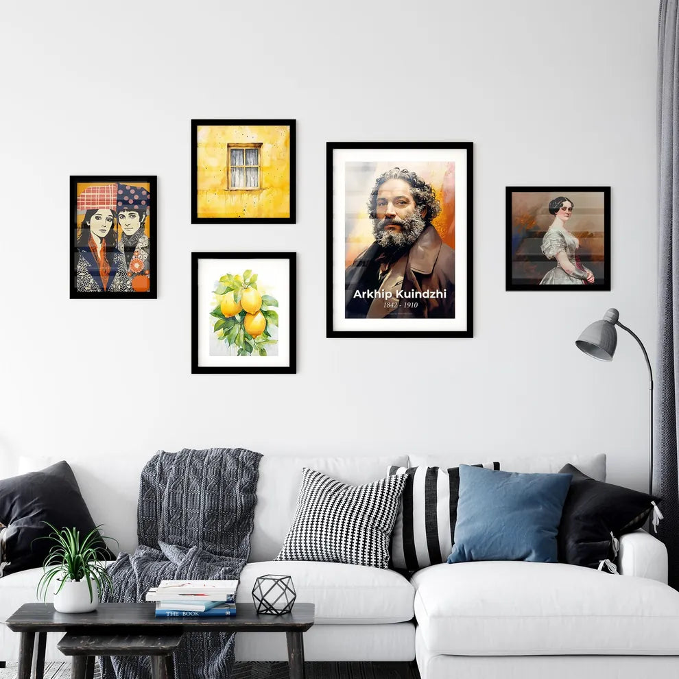 Portrait of Arkhip Kuindzhi Wall Art