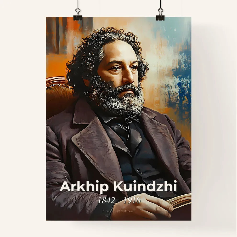 Portrait of Arkhip Kuindzhi Poster