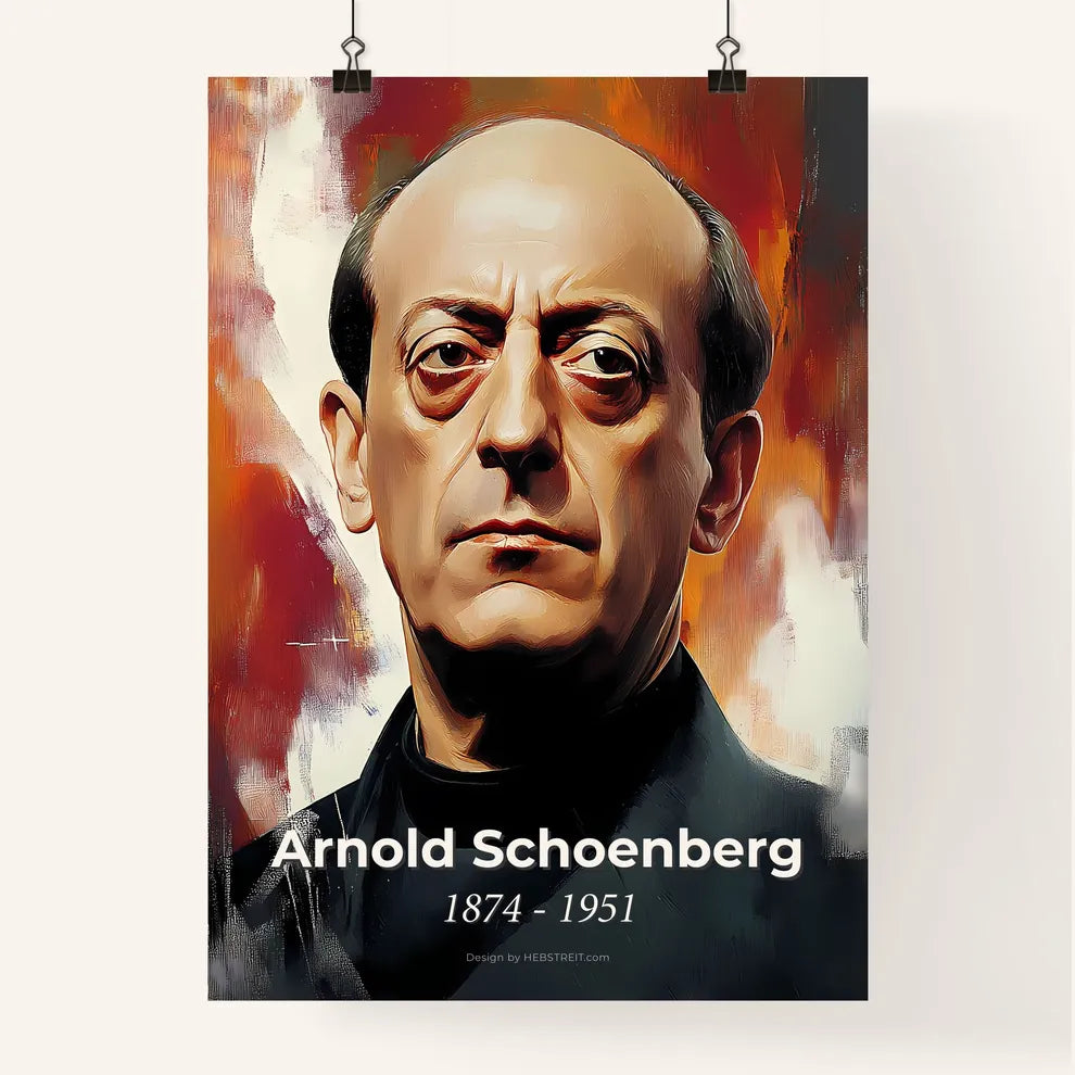 Portrait of Arnold Schoenberg Poster