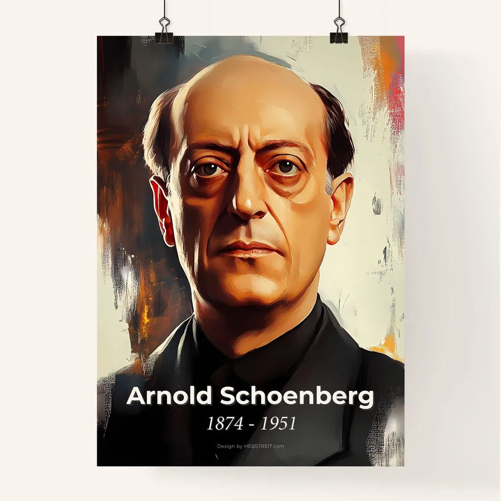 Portrait of Arnold Schoenberg Poster