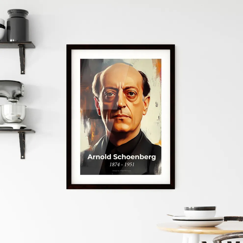 Portrait of Arnold Schoenberg Hangings