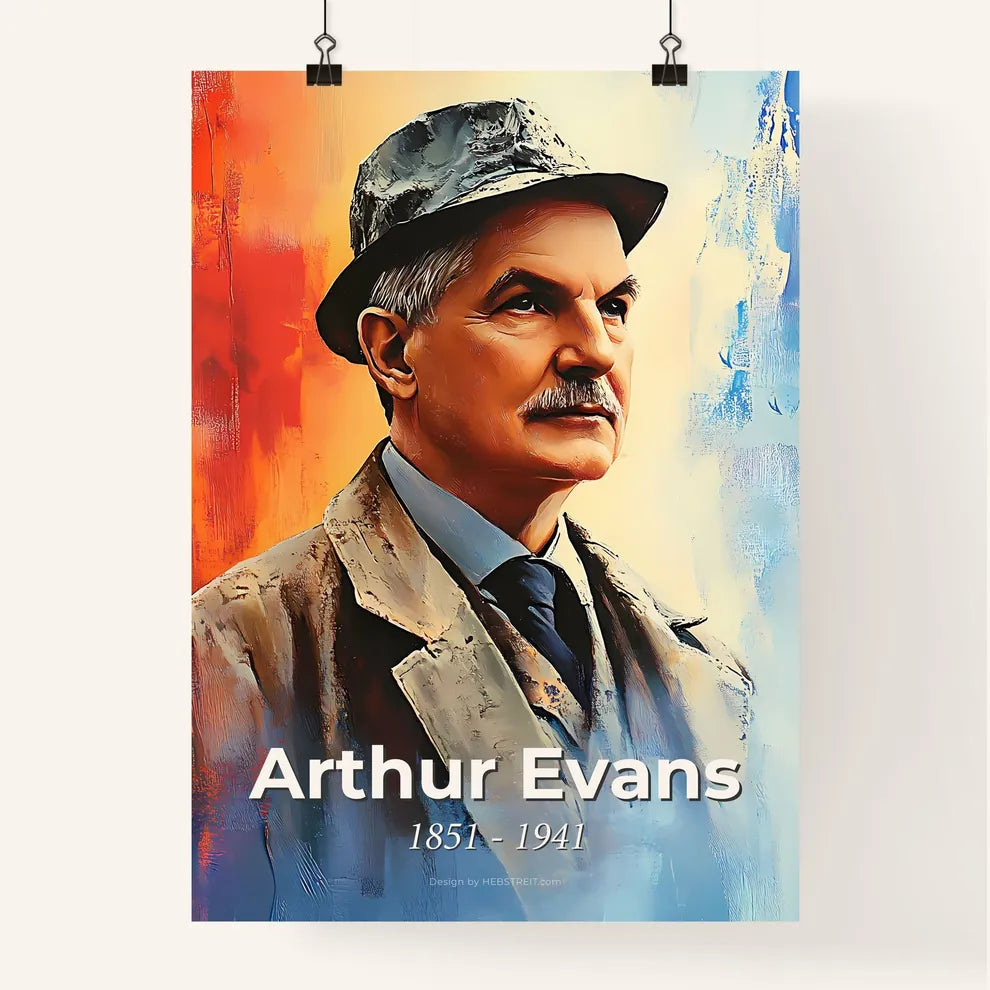 Portrait of Arthur Evans Poster