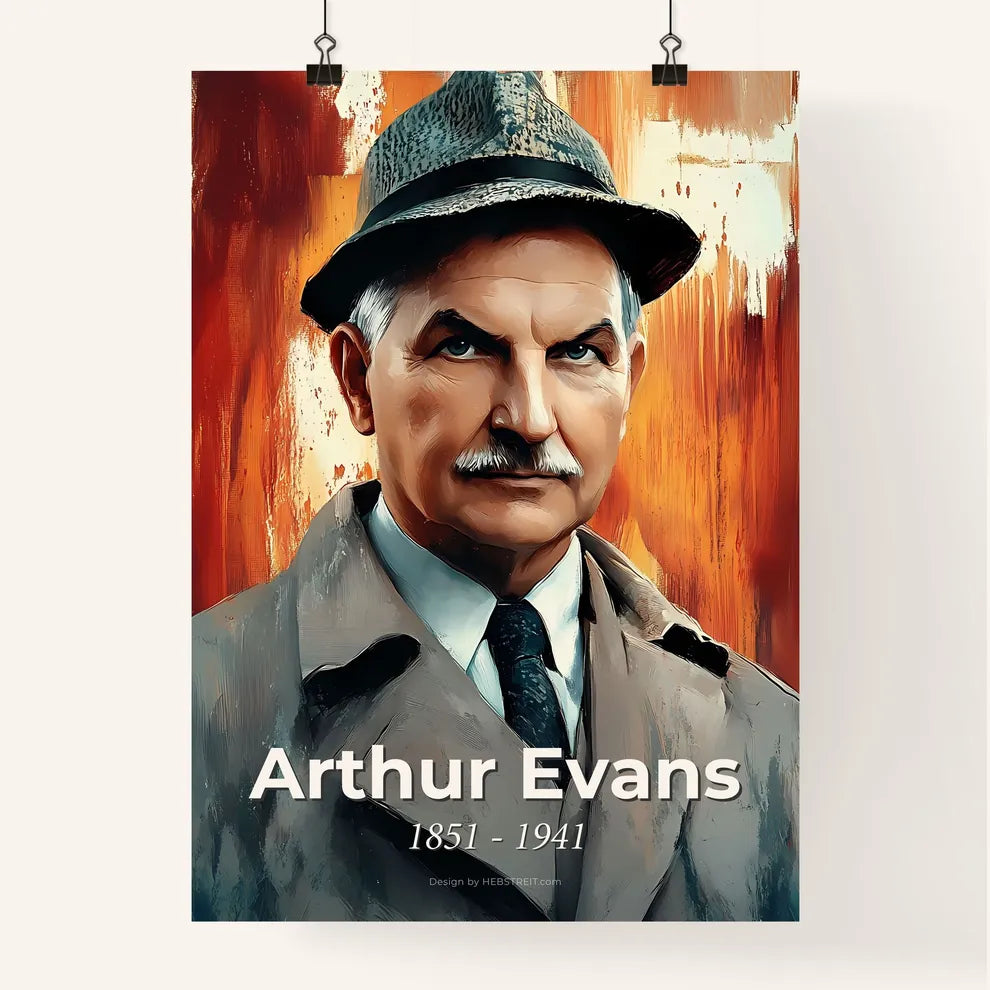 Portrait of Arthur Evans Poster