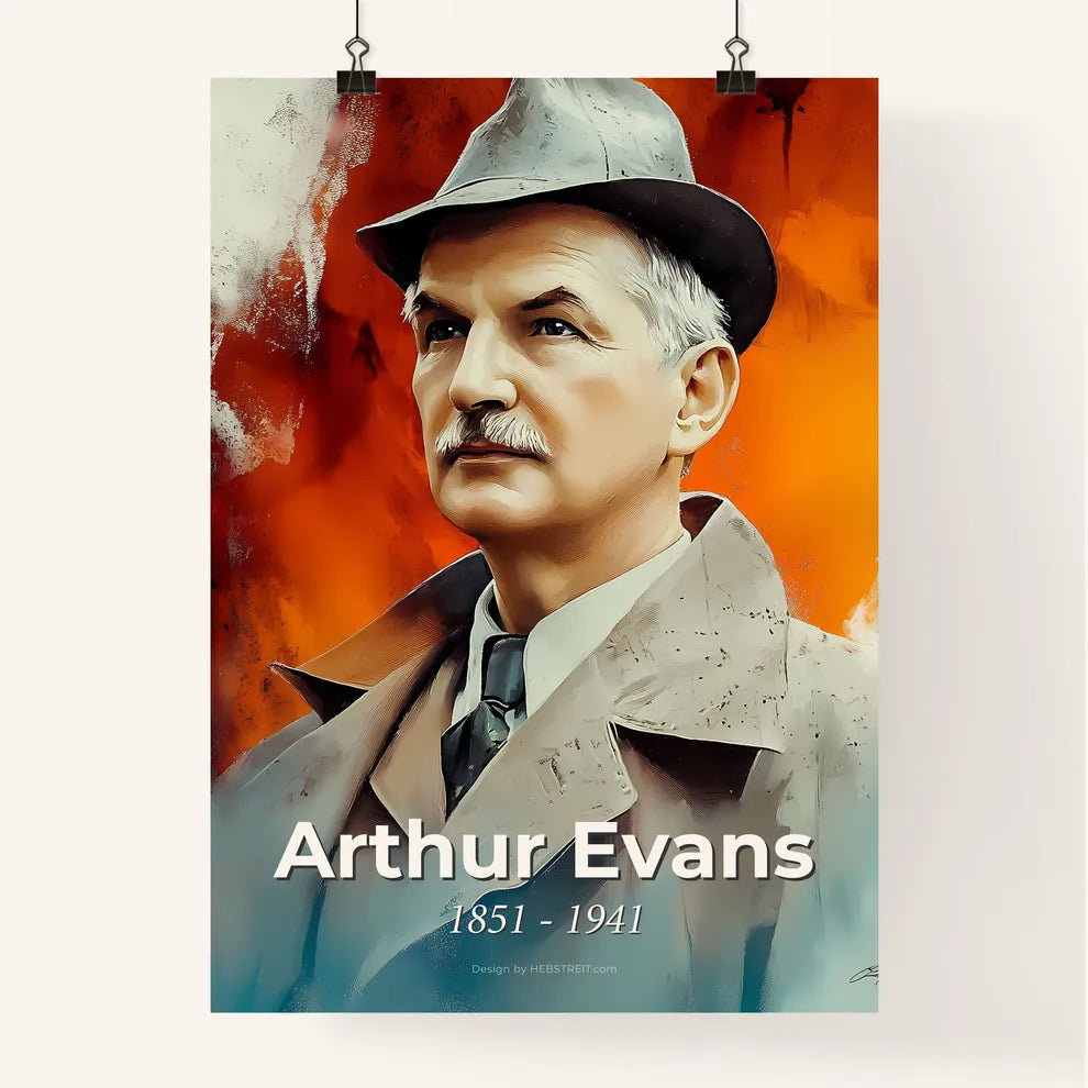 Portrait of Arthur Evans Poster