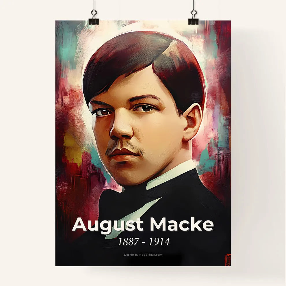 Portrait of August Macke Poster