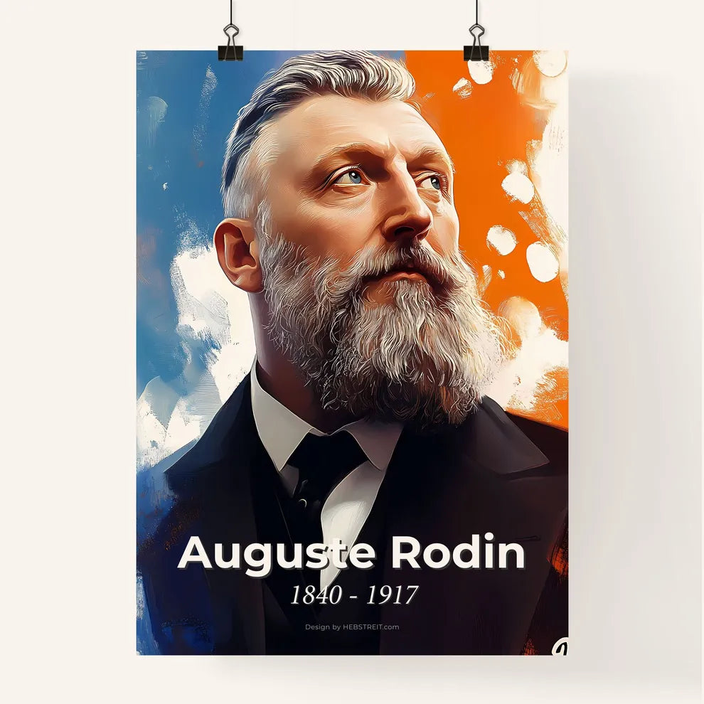 Portrait of Auguste Rodin Poster