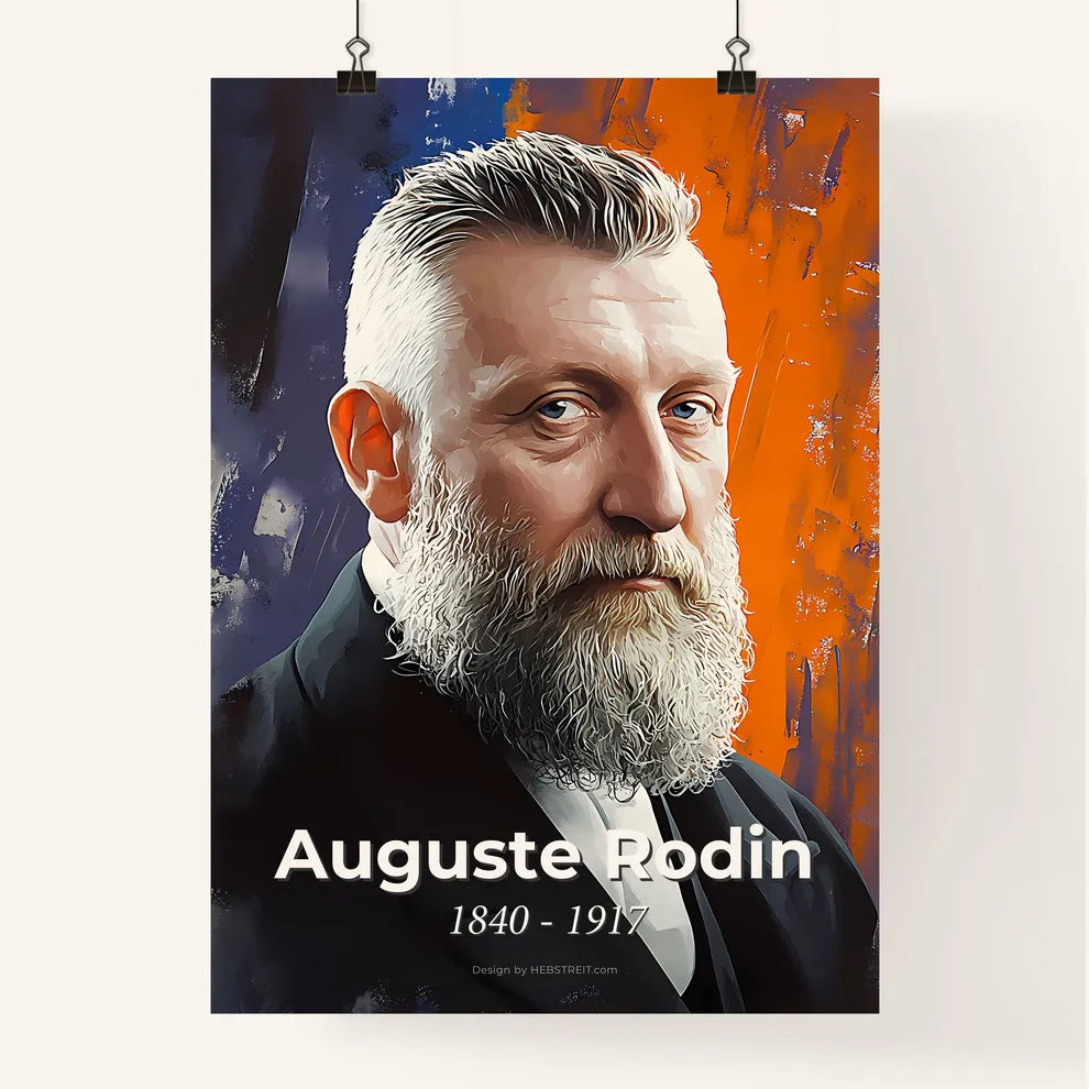 Portrait of Auguste Rodin Poster