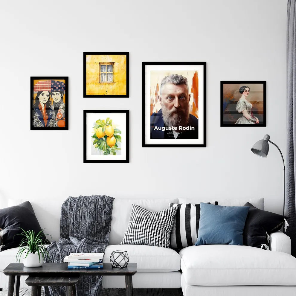 Portrait of Auguste Rodin Wall Art