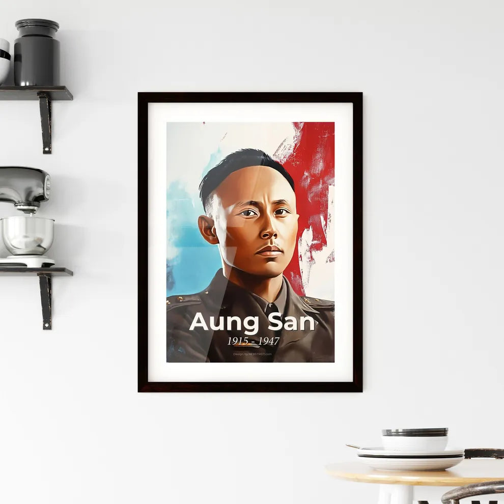 Portrait of Aung San Hangings