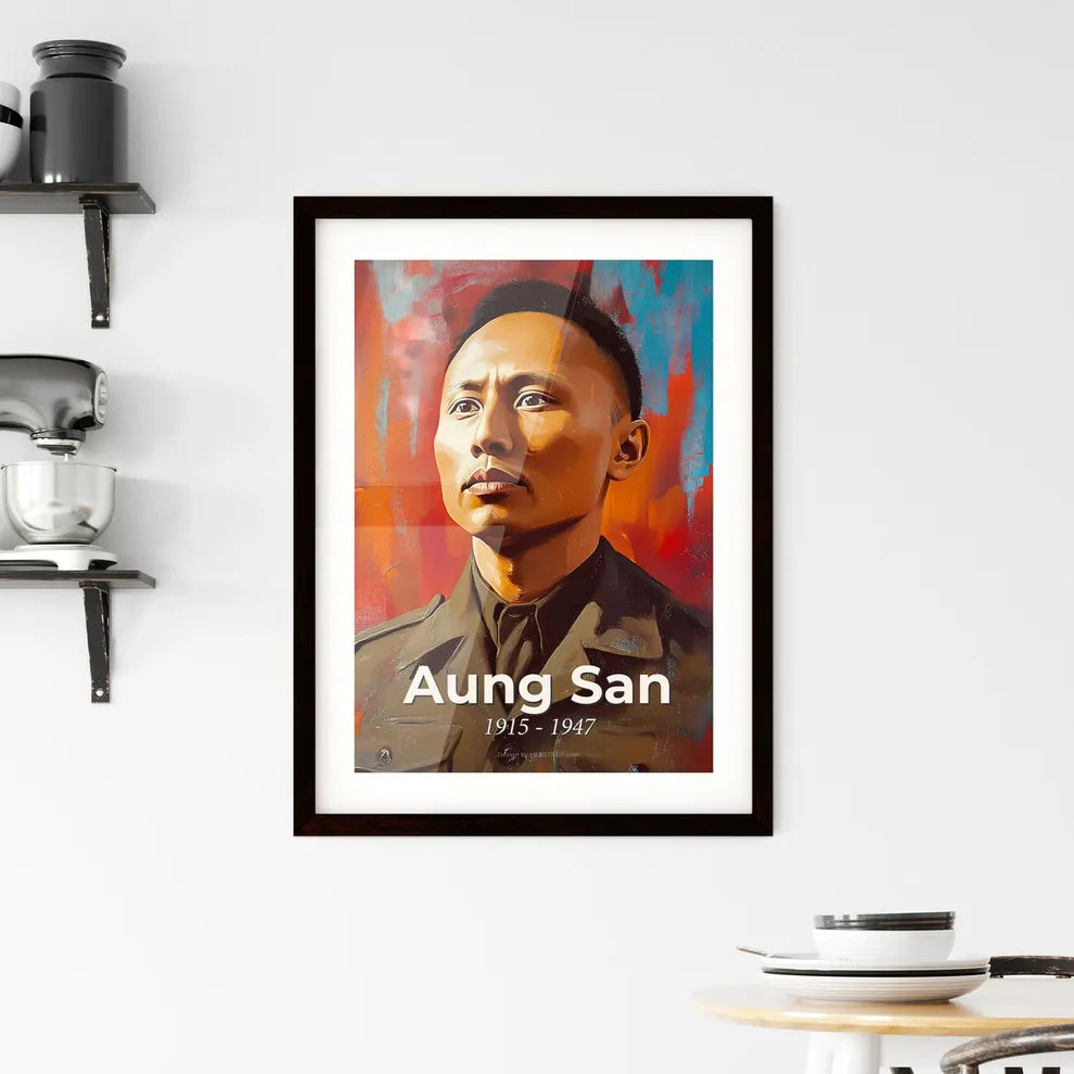 Portrait of Aung San Hangings