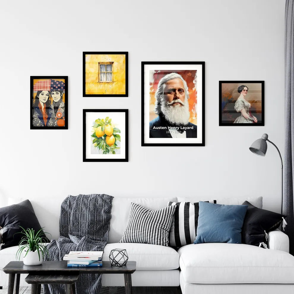 Portrait of Austen Henry Layard Wall Art