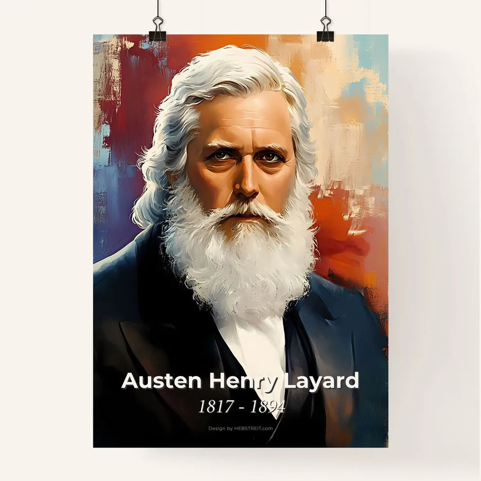 Portrait of Austen Henry Layard Poster