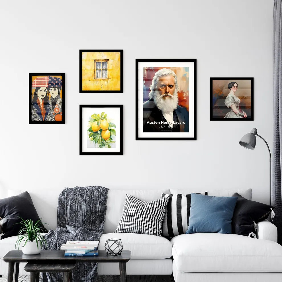 Portrait of Austen Henry Layard Wall Art