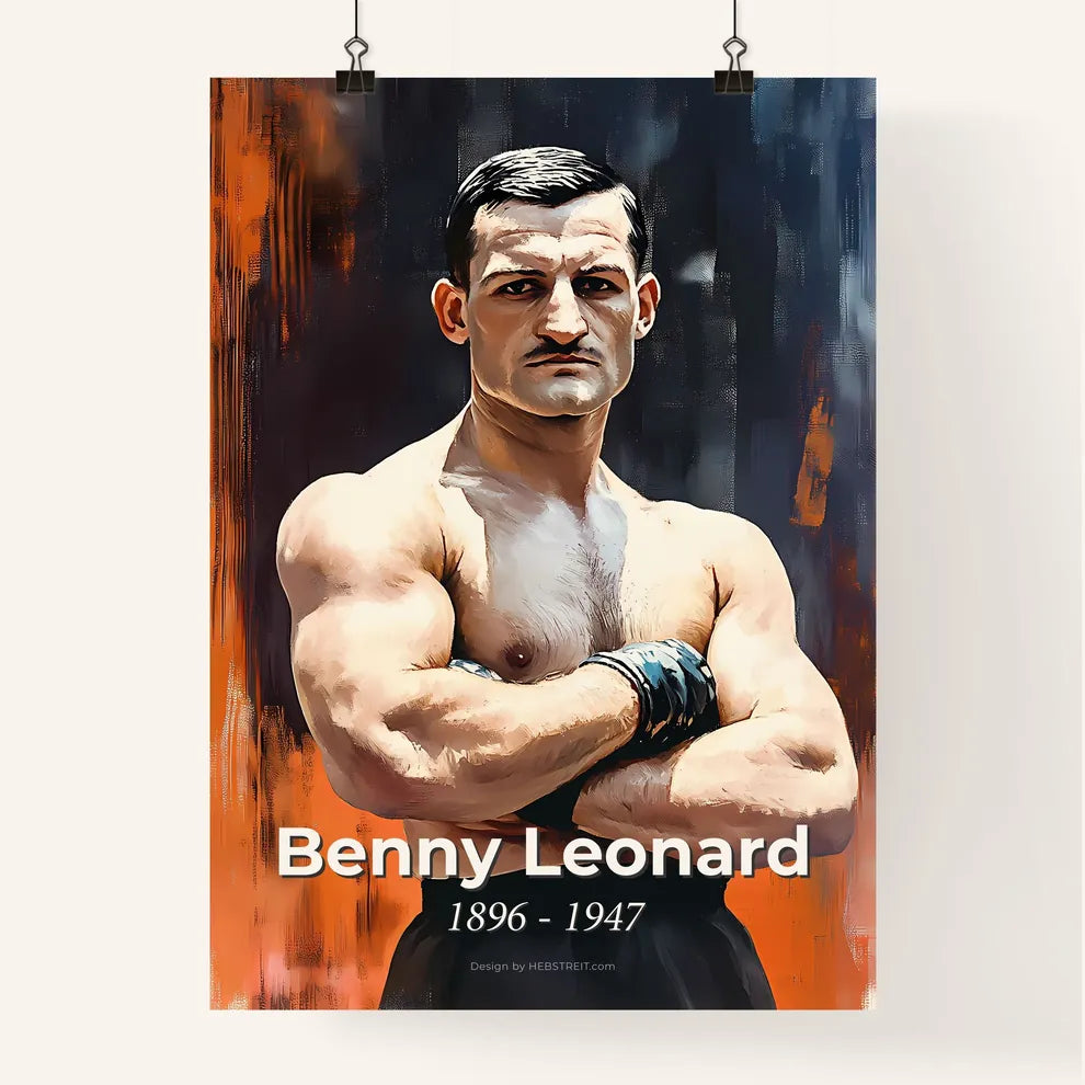 Portrait of Benny Leonard Poster