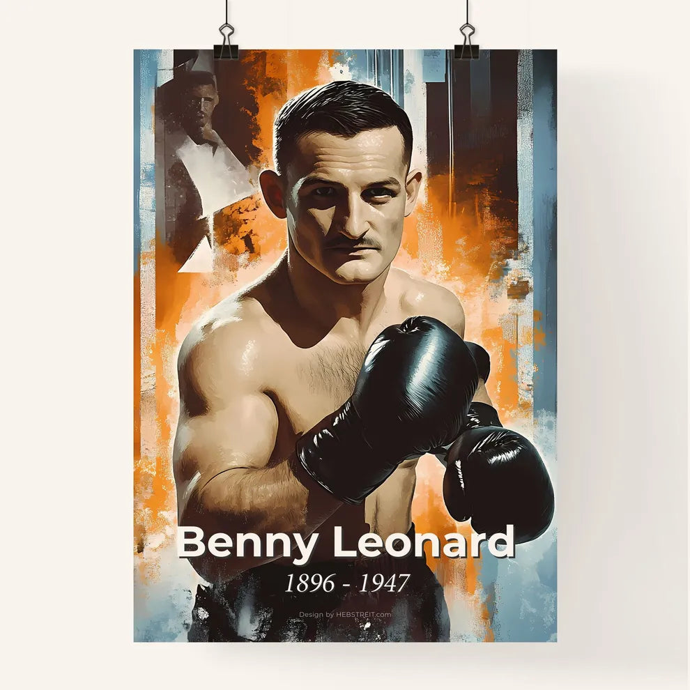 Portrait of Benny Leonard Poster