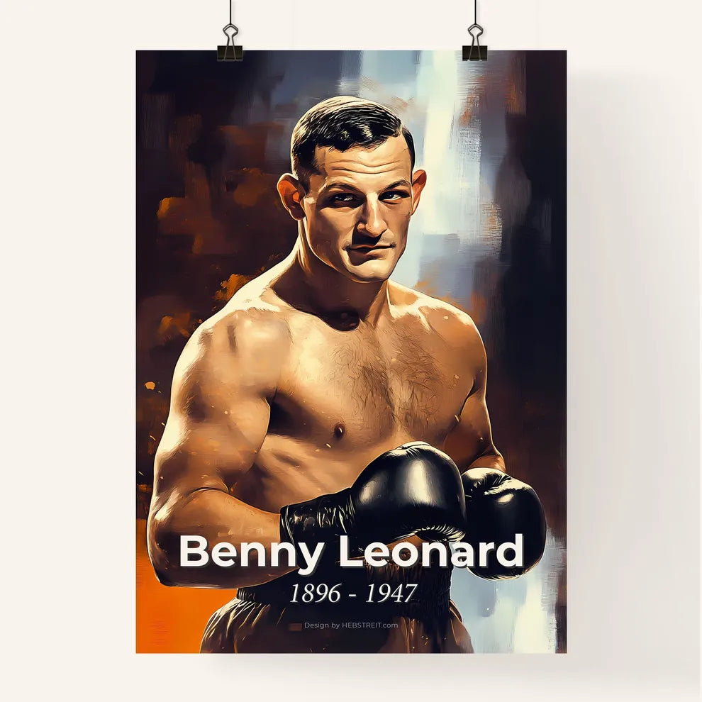 Portrait of Benny Leonard Poster
