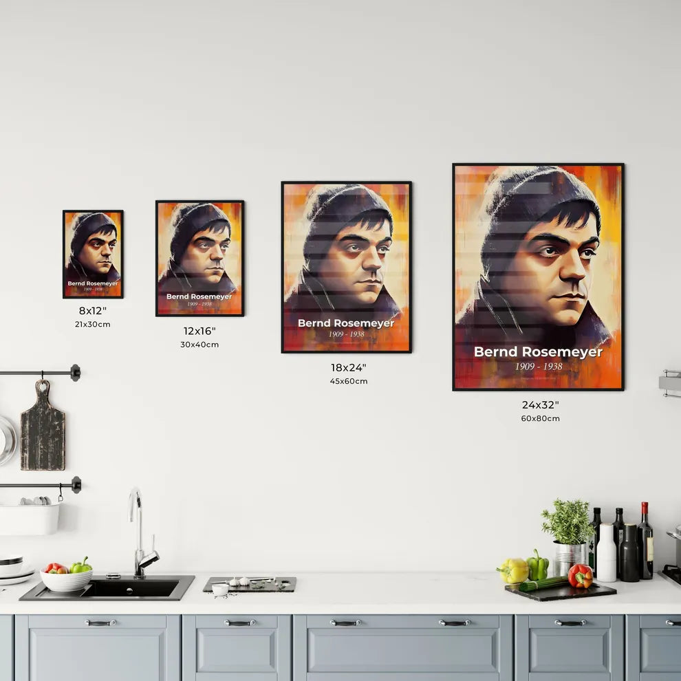 Portrait of Bernd Rosemeyer - Kitchen Hangings