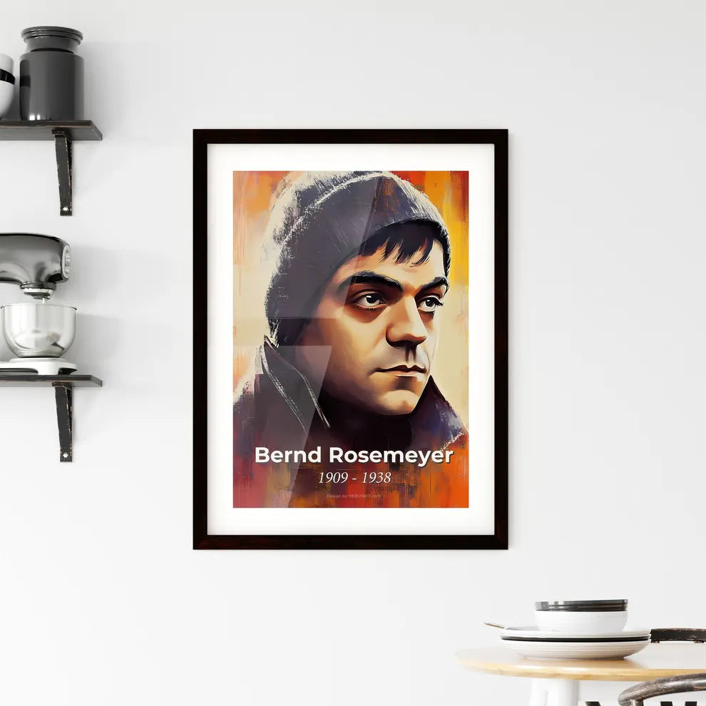 Portrait of Bernd Rosemeyer Framed Print