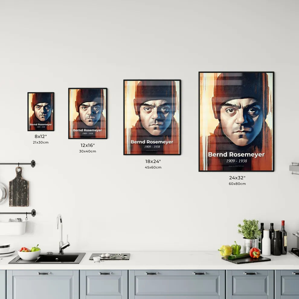 Portrait of Bernd Rosemeyer - Kitchen Hangings