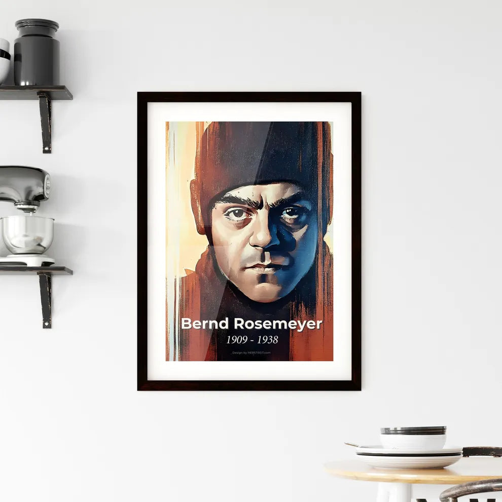 Portrait of Bernd Rosemeyer Framed Print