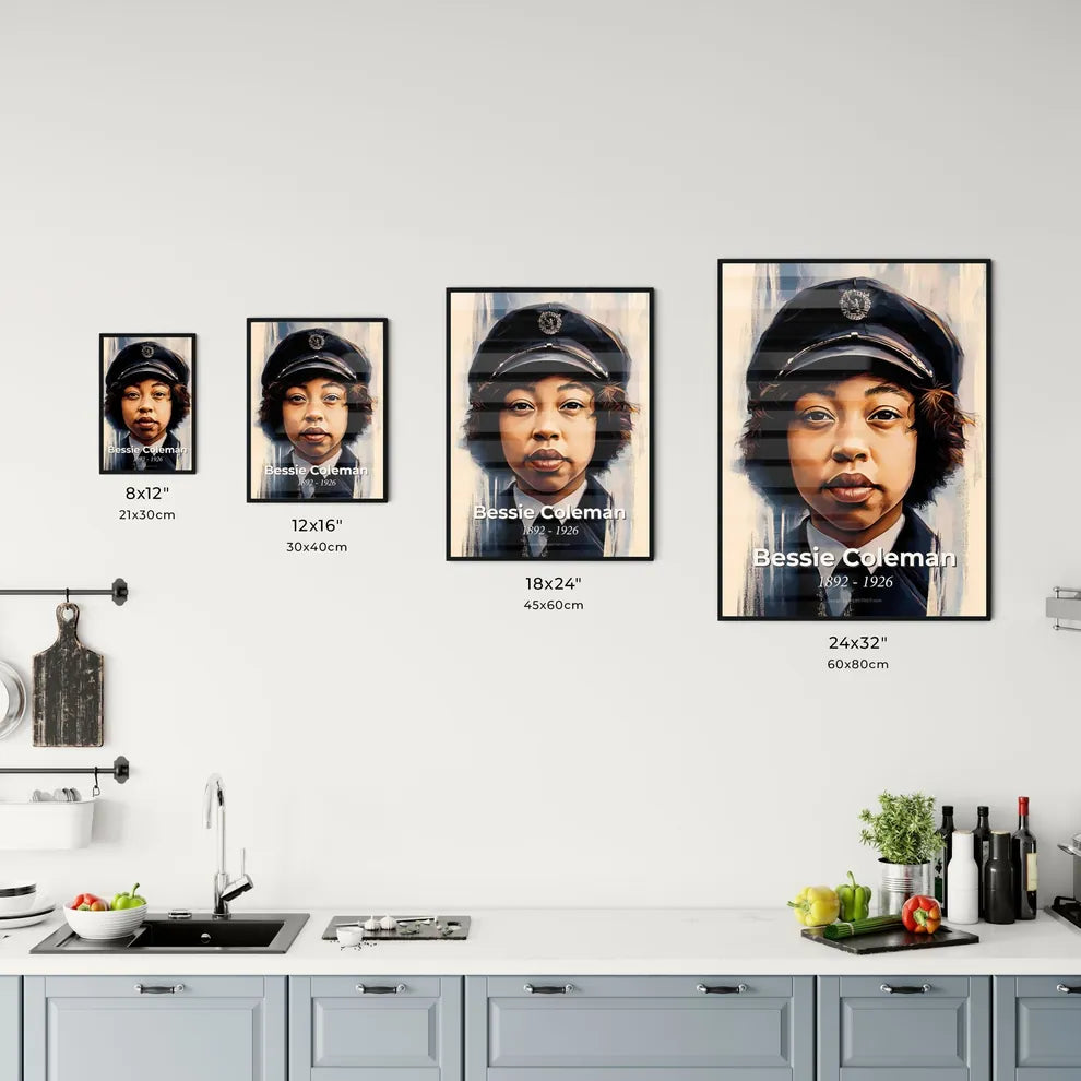 Portrait of Bessie Coleman - Kitchen Hangings