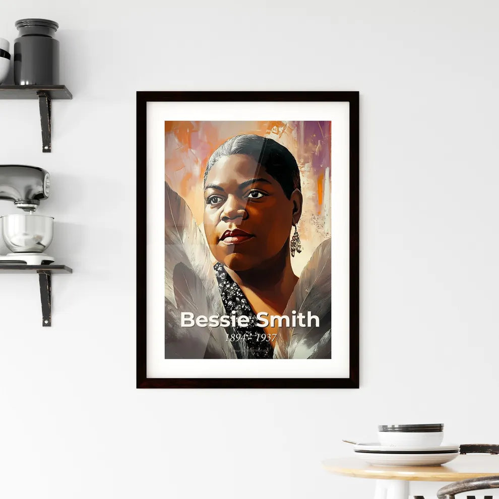 Portrait of Bessie Smith Framed Print