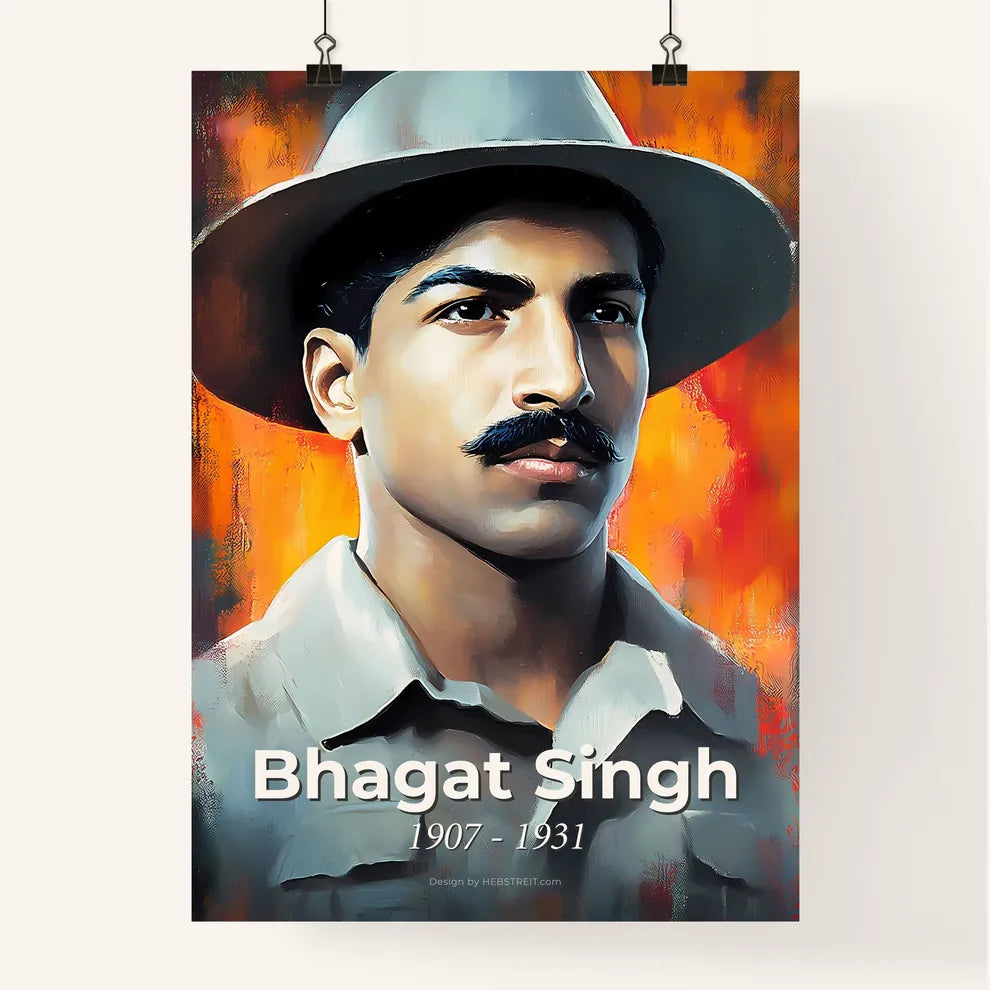 Portrait of Bhagat Singh Poster