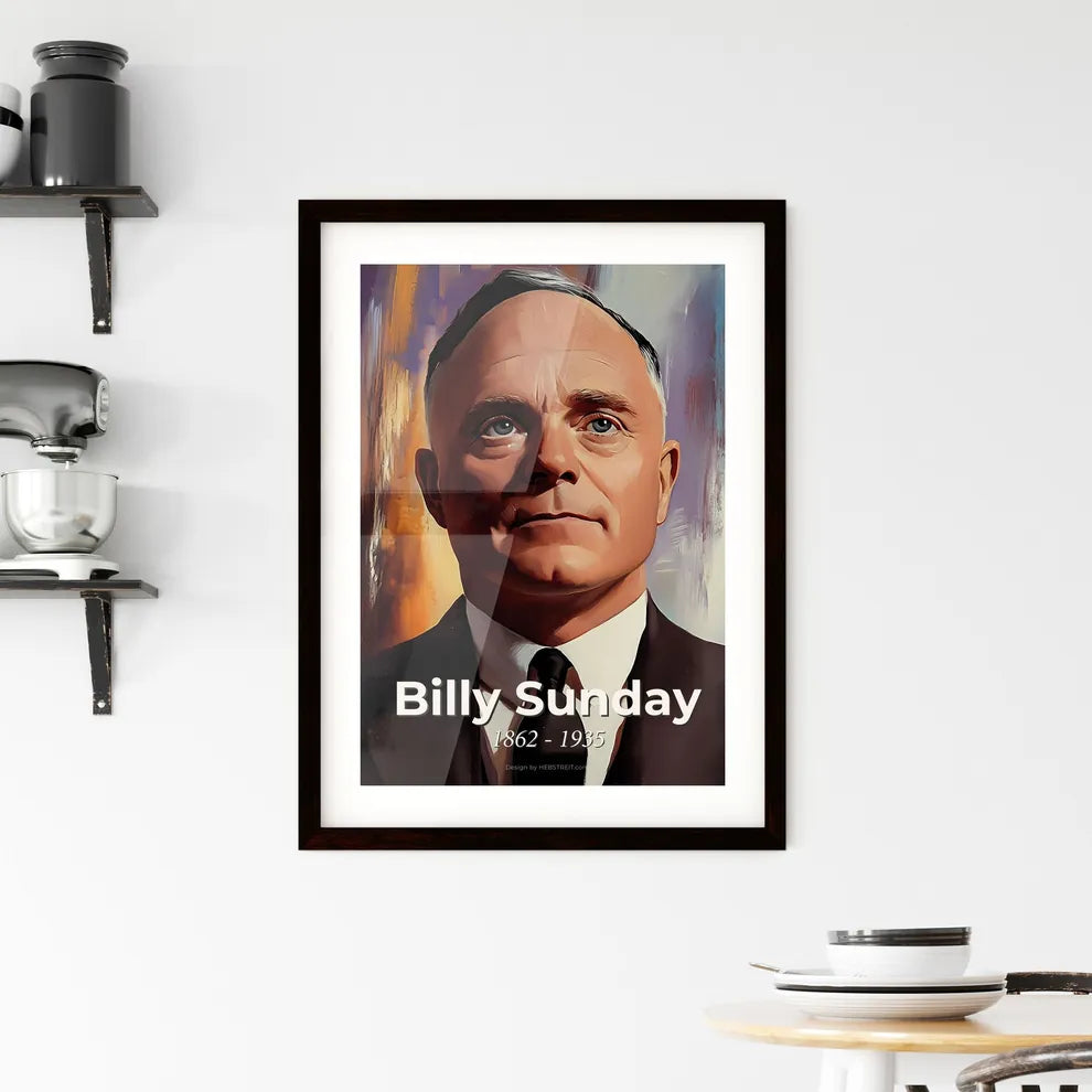 Portrait of Billy Sunday Hangings