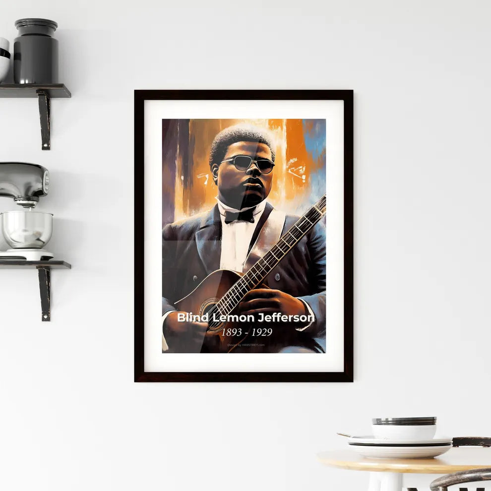 Portrait of Blind Lemon Jefferson Hangings