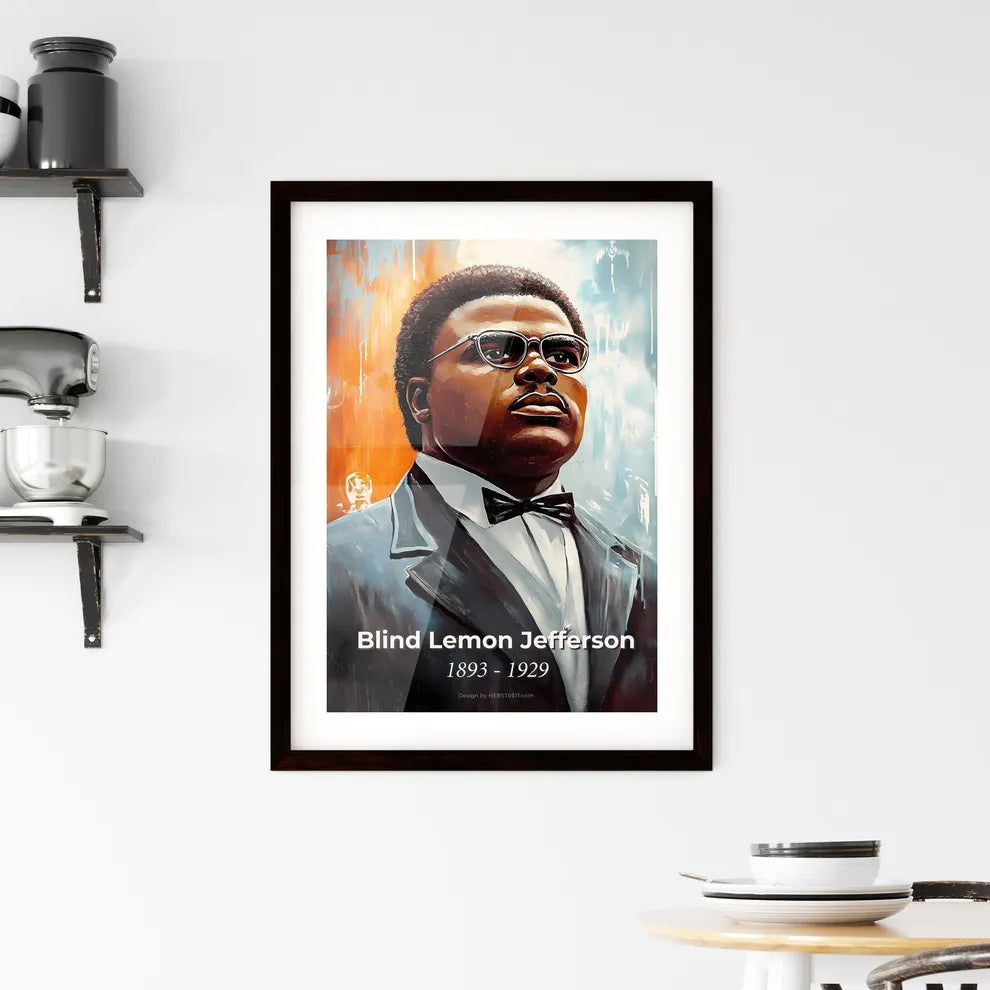Portrait of Blind Lemon Jefferson Hangings