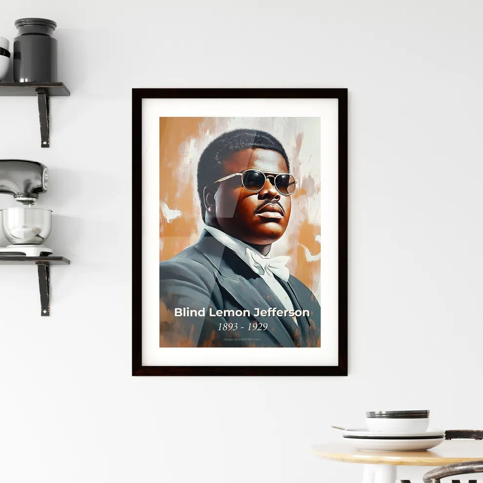 Portrait of Blind Lemon Jefferson Hangings