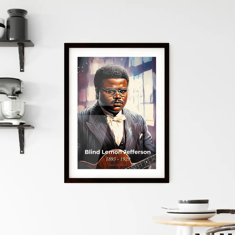 Portrait of Blind Lemon Jefferson Hangings
