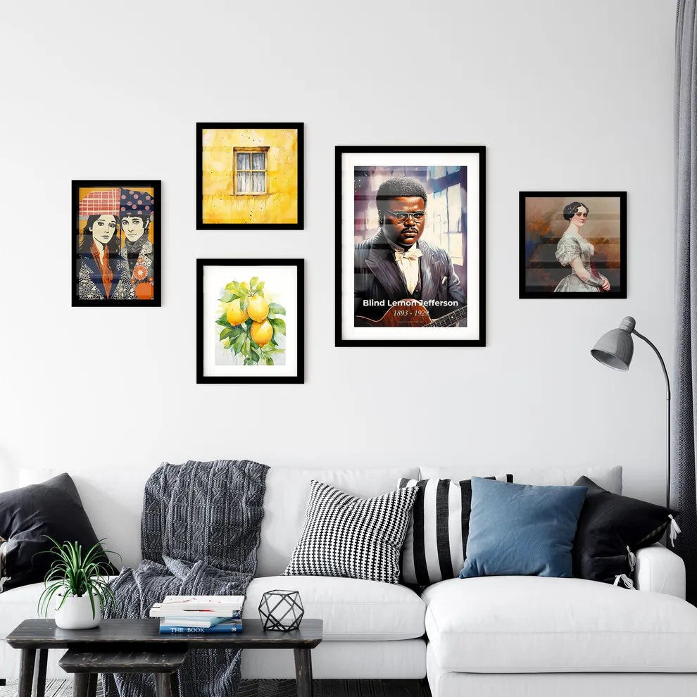 Portrait of Blind Lemon Jefferson Wall Art