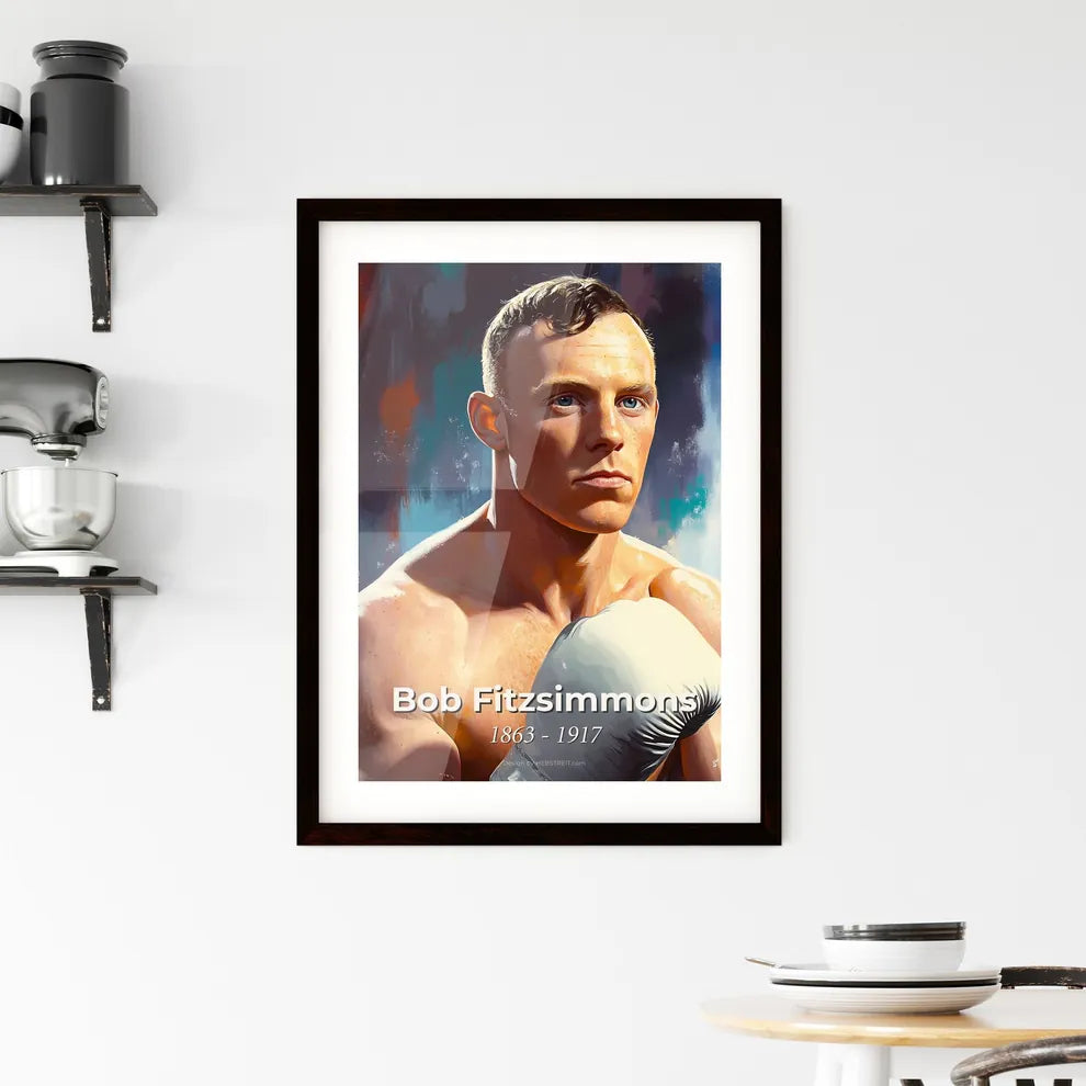 Portrait of Bob Fitzsimmons Hangings