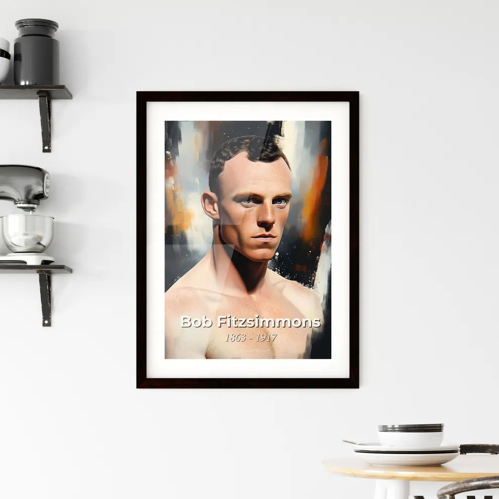 Portrait of Bob Fitzsimmons Hangings