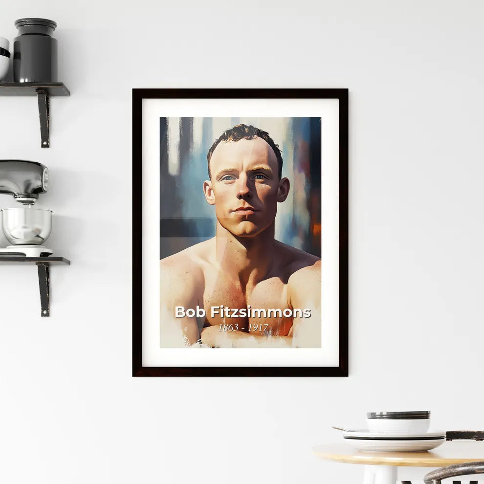 Portrait of Bob Fitzsimmons Hangings