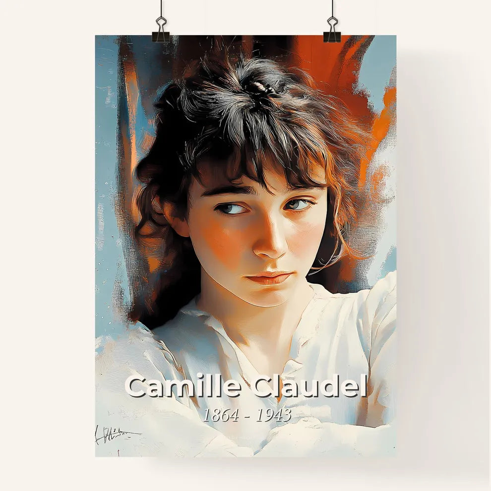 Portrait of Camille Claudel Poster