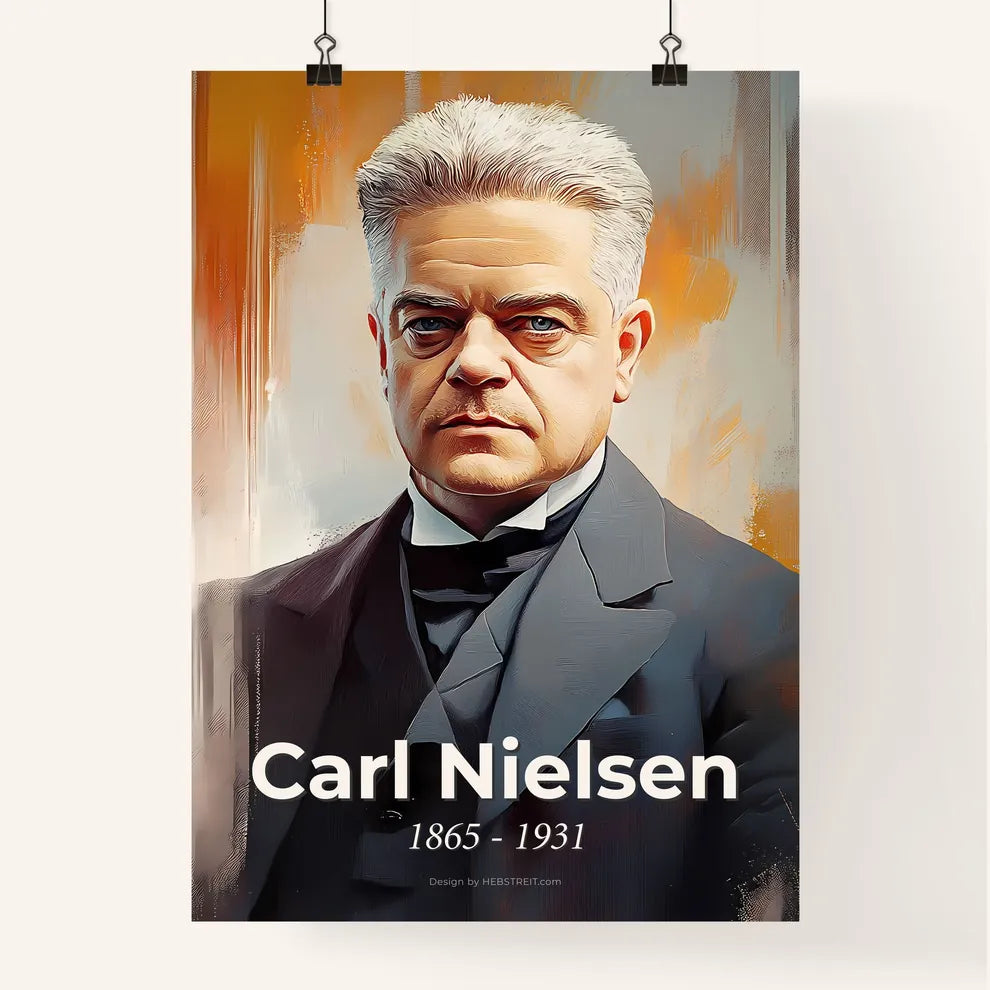 Portrait of Carl Nielsen Poster