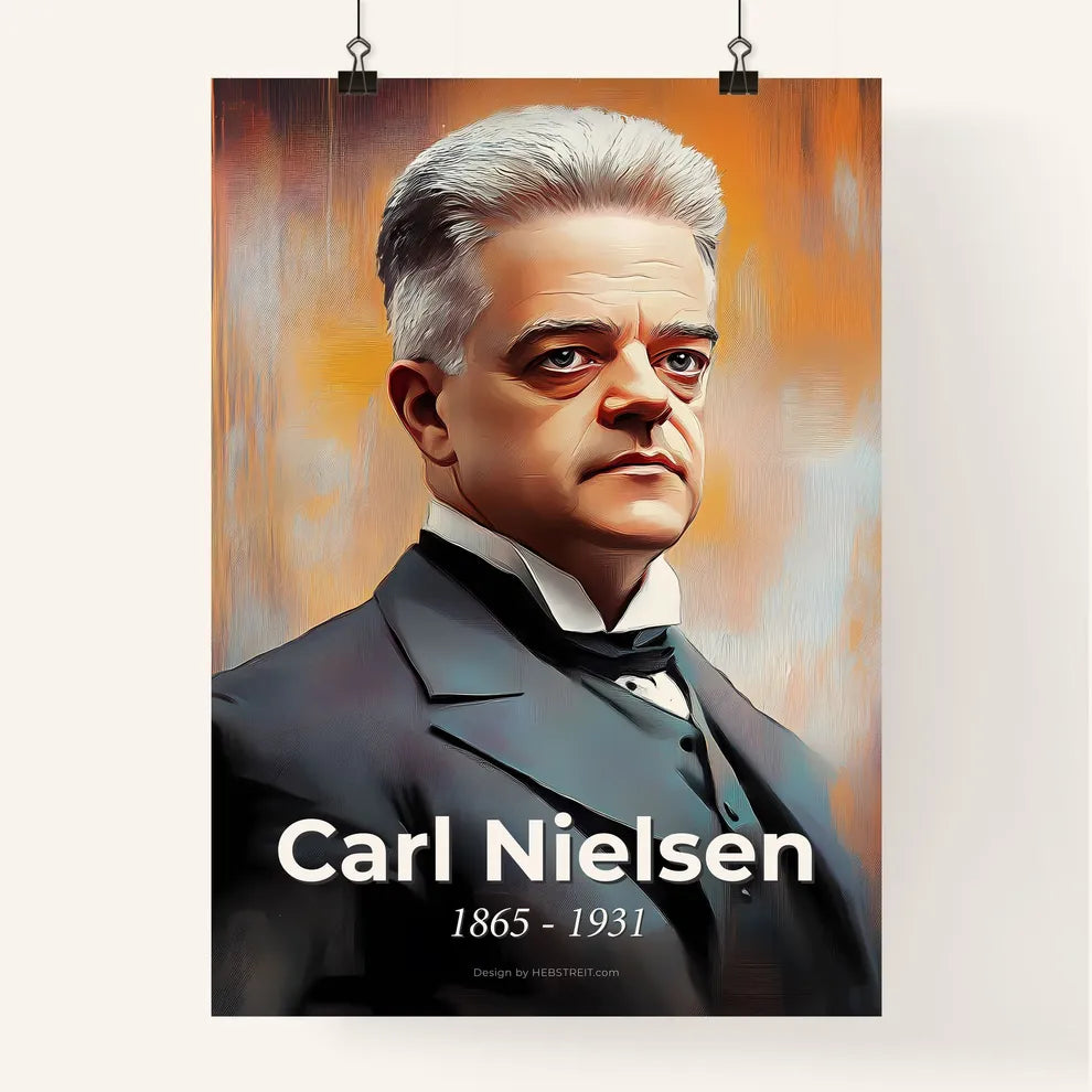 Portrait of Carl Nielsen Poster