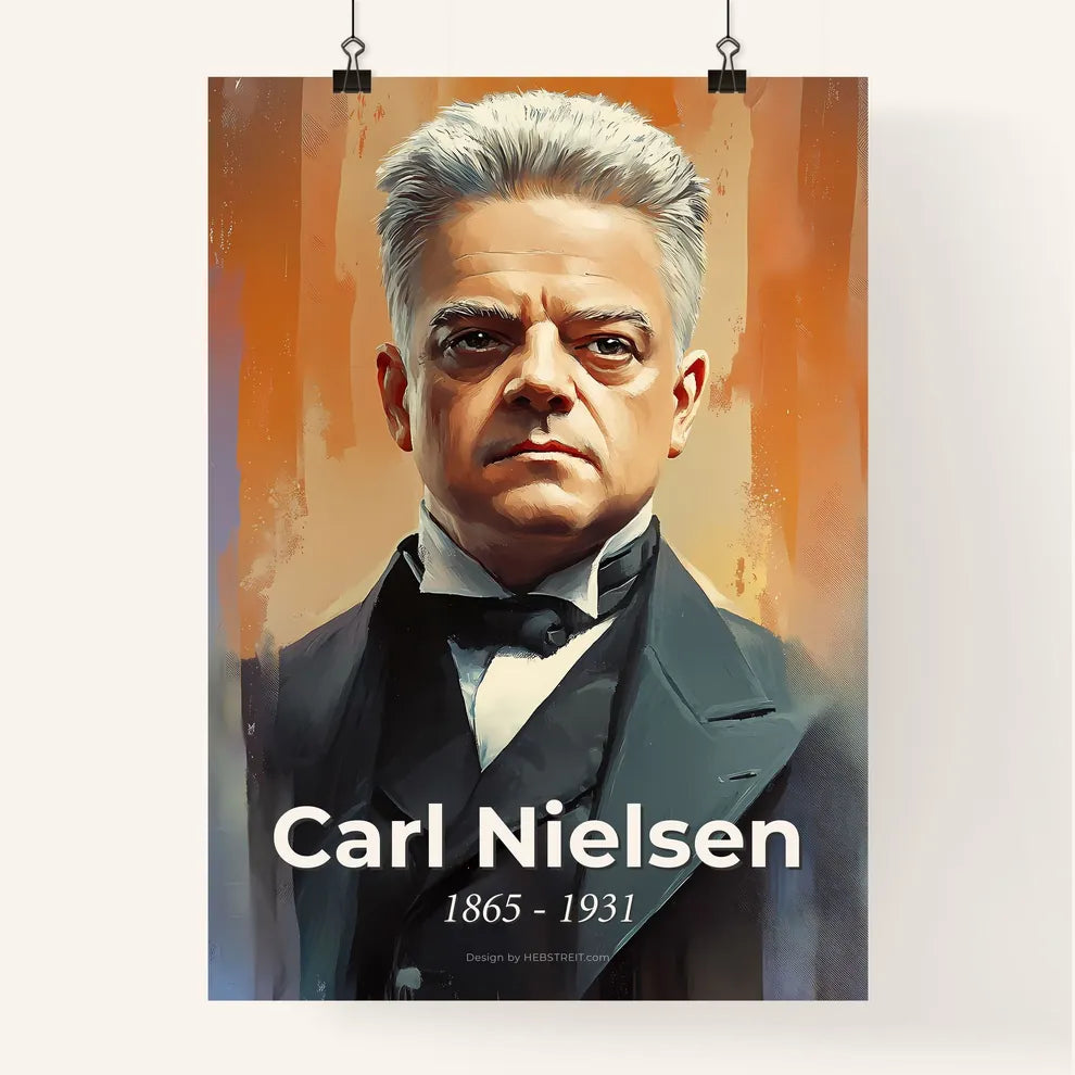 Portrait of Carl Nielsen Poster