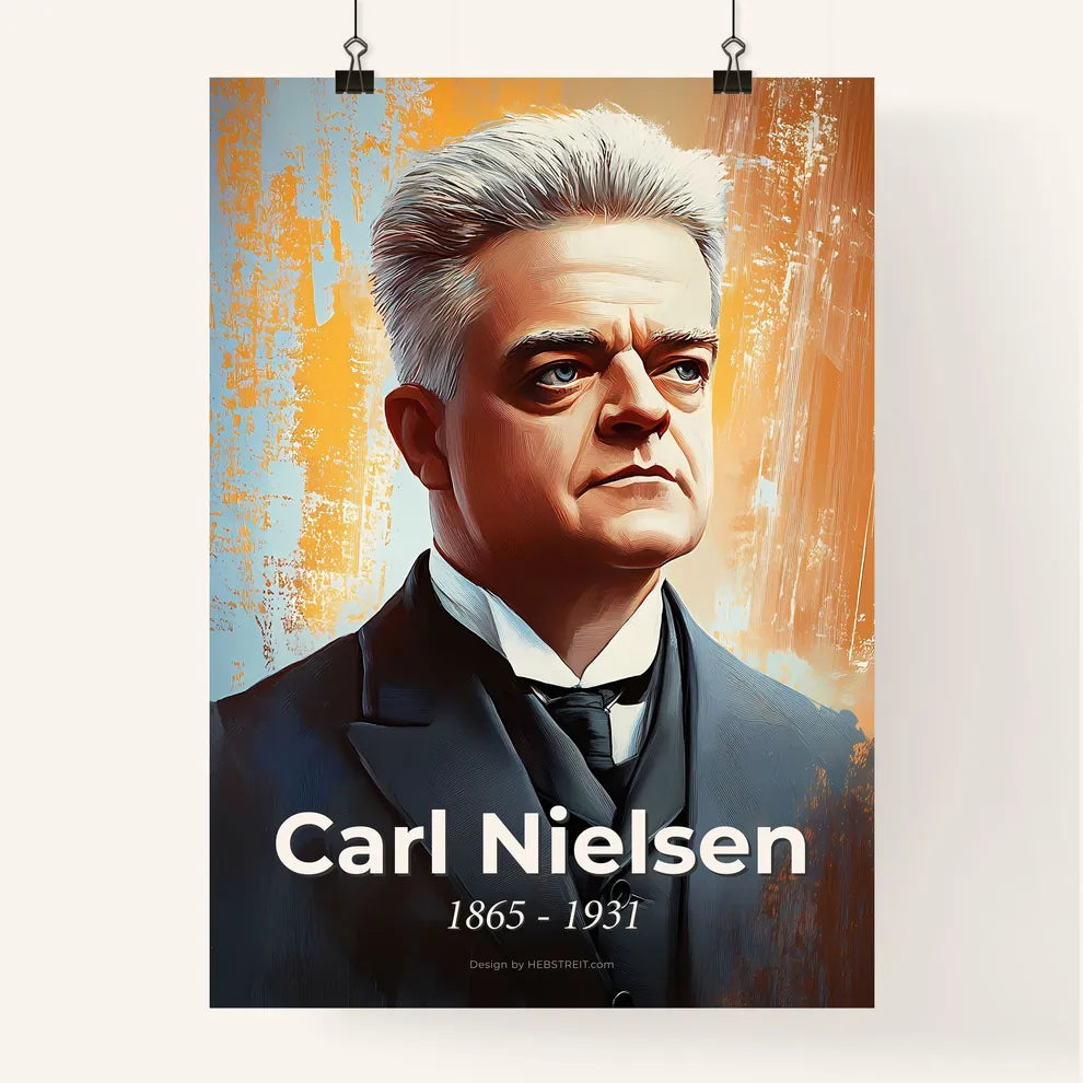 Portrait of Carl Nielsen Poster